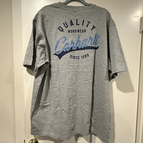 Carhartt Men’s T-Shirt Bundle – 3 Pack (Grey, Blue, Black) – NWT - Picture 2 of 11